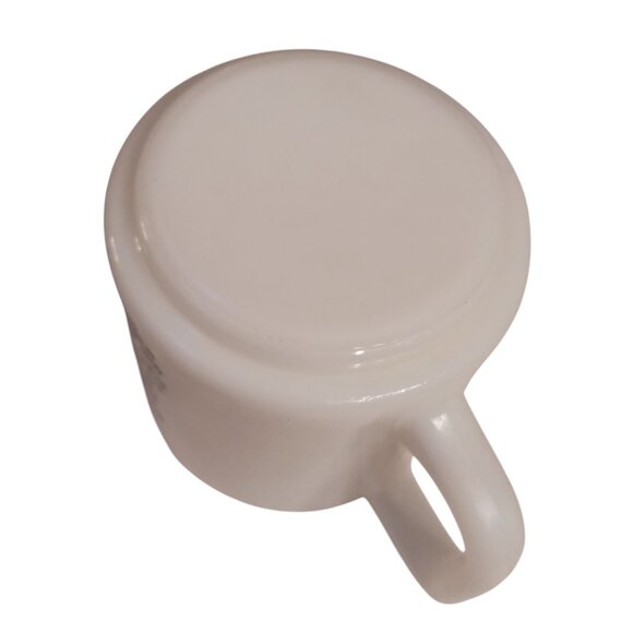 Vintage Milk Glass Rose-June Birth Flower Mug | Silent Adoration & Undying Love - Picture 8 of 9